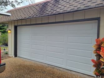 16x7 Double Car Garage Door With Install Included