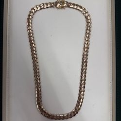 Miami Cuban 14k Yellow Gold Chain