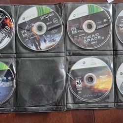 XBOX 360 Games Each No Cases