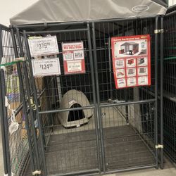 Covered Dog Kennel 