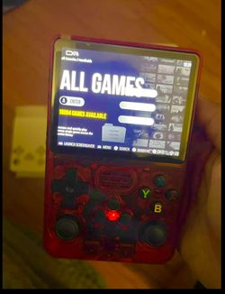 R36s Handheld Game Console - **RARE RED COLOR**