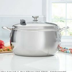Princess House VIDA SANA® 5-Ply Stainless Steel 13-Qt. Dutch Oven