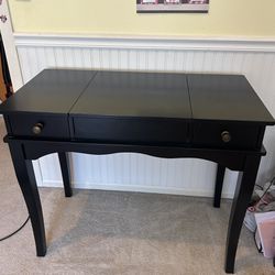Black Vanity Desk Set 