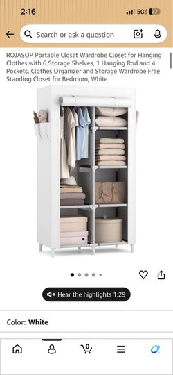 Closet organizers