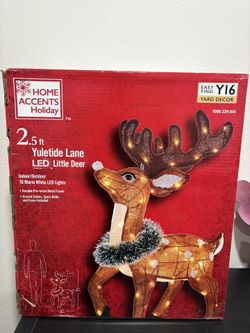 Home Accents Holiday 2.5 Ft Yuletide Lane Little Deer