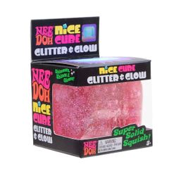 NEEDOH NICE CUBE GLITTER & GLOW PINK