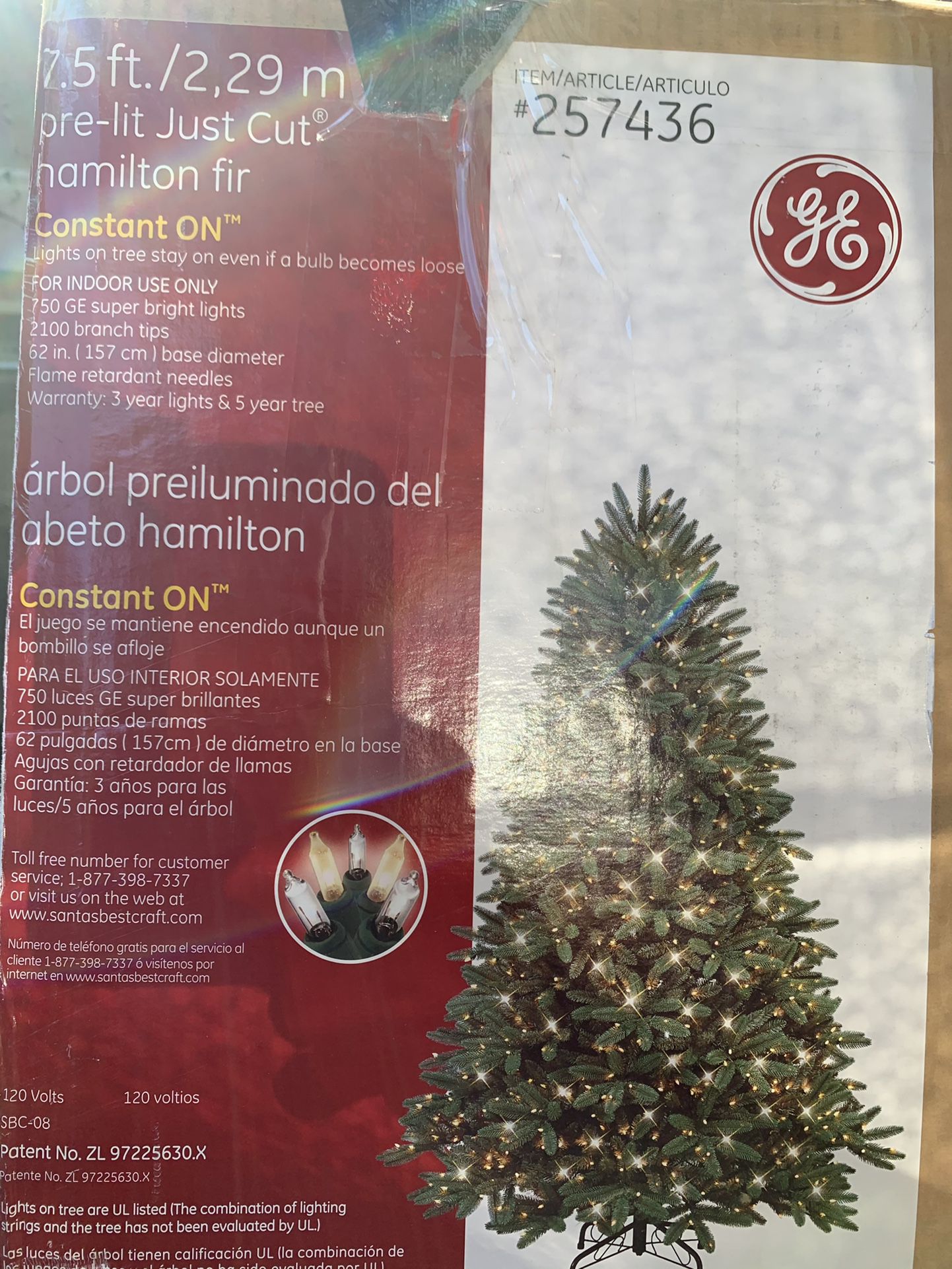 Free Christmas Tree 7.5ft