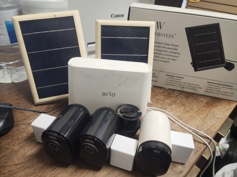 Arlo Ultra 4K 2 Cameras And Arlo Pro 3 1 Camera Security Cameras