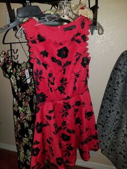 Red and Black Dress NWT