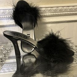 Kanye Sexy Faux Fur High Heel Shoe
