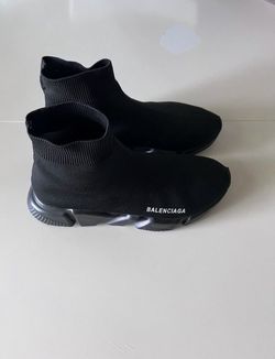 Black Balenciaga speed sock