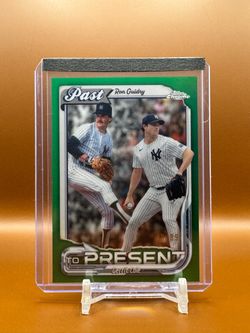 2026 Topps Chrome Ron Guidry / Gerrit Cole #PTP-13 Green /99