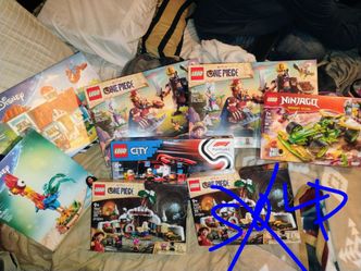 Asking $260!!!  Retails $400!!!  LEGO Sets Bundle – One Piece, Ninjago, City, Disney