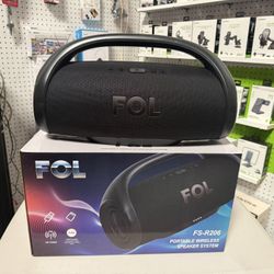 The FOL FS-R206 is a high-performance TWS rechargeable speaker