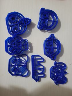 LOL Surprise Set of 7 Cookie/ Fondant Cutters 