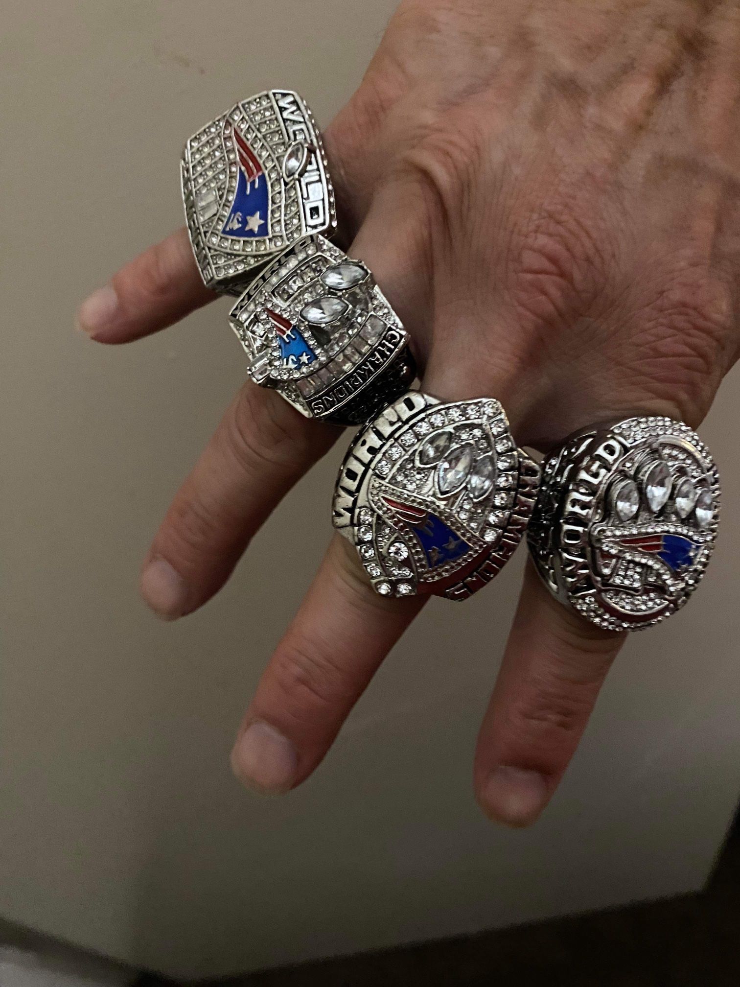 Patriots Super Bowl Rings