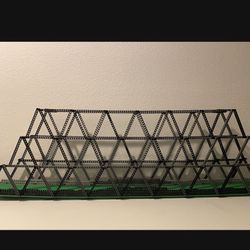 LEGO Moc Bridge - Originally Used To Run Railroad Tracks From One Table To Another 