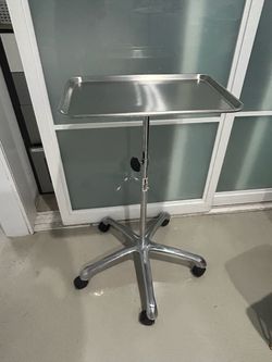 Stainless Steel Medical Instrument Tray Stand