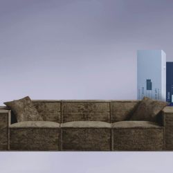 Rove Concepts M1 Three-Seater Sofa – Espresso – Brand New!