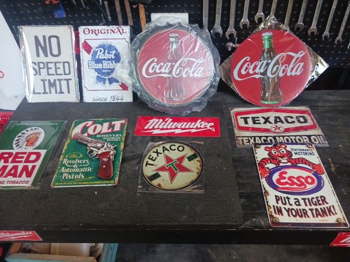 Gas And Oil Tool Signs
