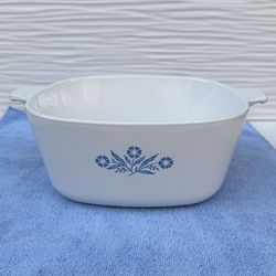 Corning Ware #P-2 1/2-B Blue Cornflower Handles 2 1/2 Qt Pick up OB