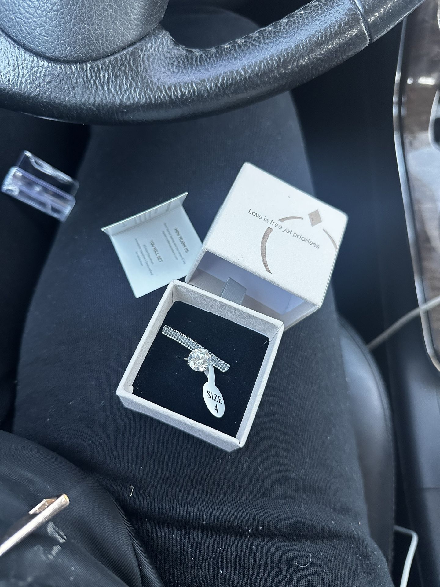 Elio Passero “Diamond” Ring Size 4