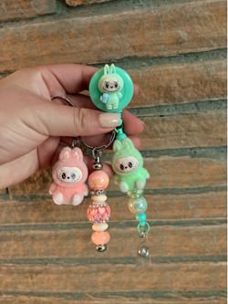Labubu keychain & lanyard