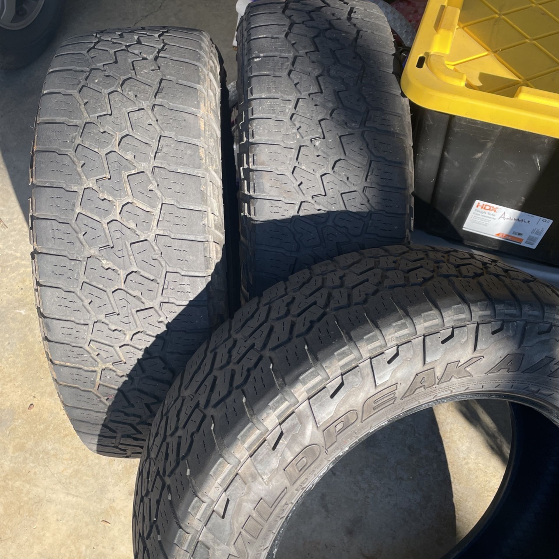Wild Peak AT-3 Tires 275 60 R20