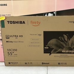 Toshiba 55” 4K Fire TV! Finance For $50 Down Payment!!