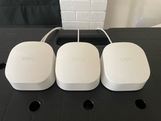 eero 6 Mesh Wi-Fi System 3-Pack White 1200 Mbps N010001/Q010001