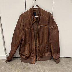 Faux Leather Jacket Men’s - XXL