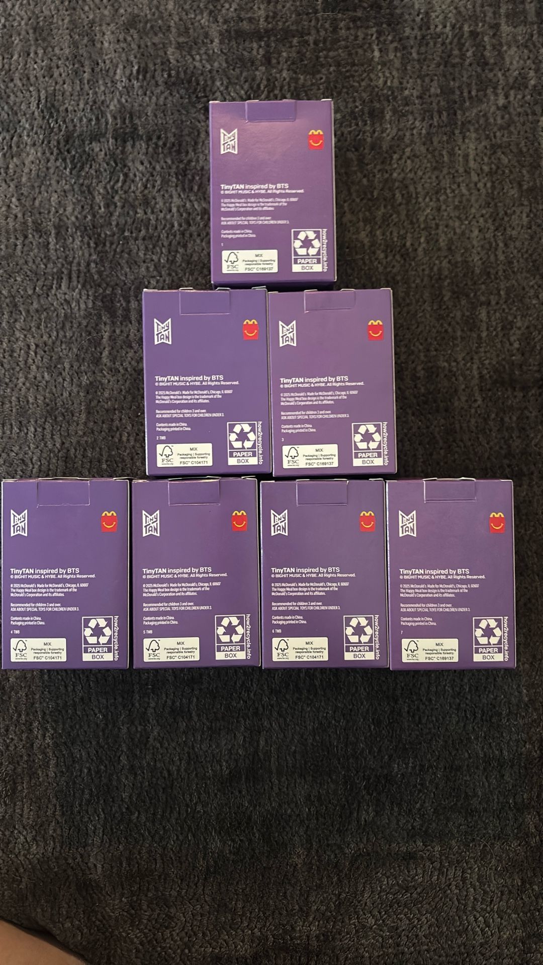 McDonald’s Tiny Tan Full Set (#1-7)