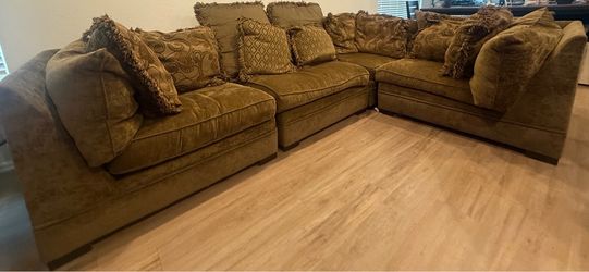 Very comfortable sectional sofa.