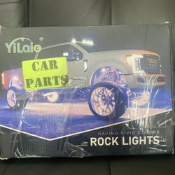 YiLaie Rock Lights for Trucks, 8 Pods RGB LED with Remote Control ( pick up only )$25 FIRM