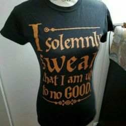 Harry Potter I Solemnly Swear That I Am Up To No Good Tee