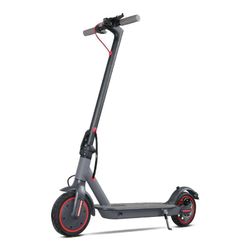 Qmwheel H7 Electric Scooter Folding Electric Scooter for Commuting & Travel 350W-15MPH-range 20miles- Solid Tires 8.5in. Load cap.264 lbs. battery 36V