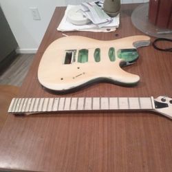 Schecter Guitar Body And Schecter Scalloped Neck