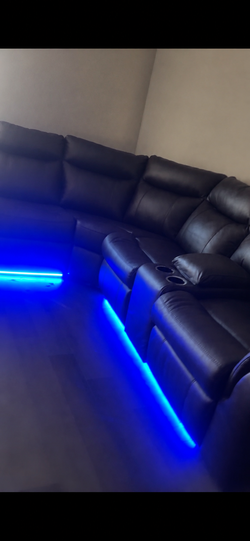 Ashley Sultan 2-Piece Reclining Sectional-Carbon Color