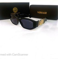 New VE Glasses Geometric  Medusa Black