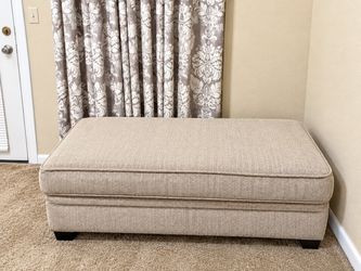 Upholstered Storage Bench Ottoman