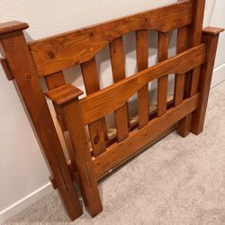 Pottery Barn Kids Twin Wood Bedframe