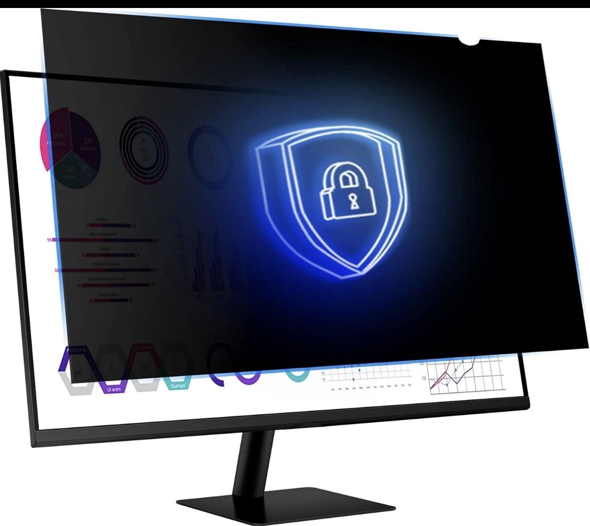 27 Inch Privacy Screen