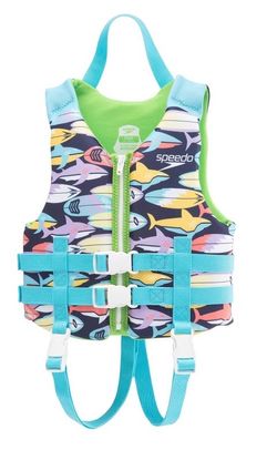 Speedo Child Life Jacket Vest - Blue Fins