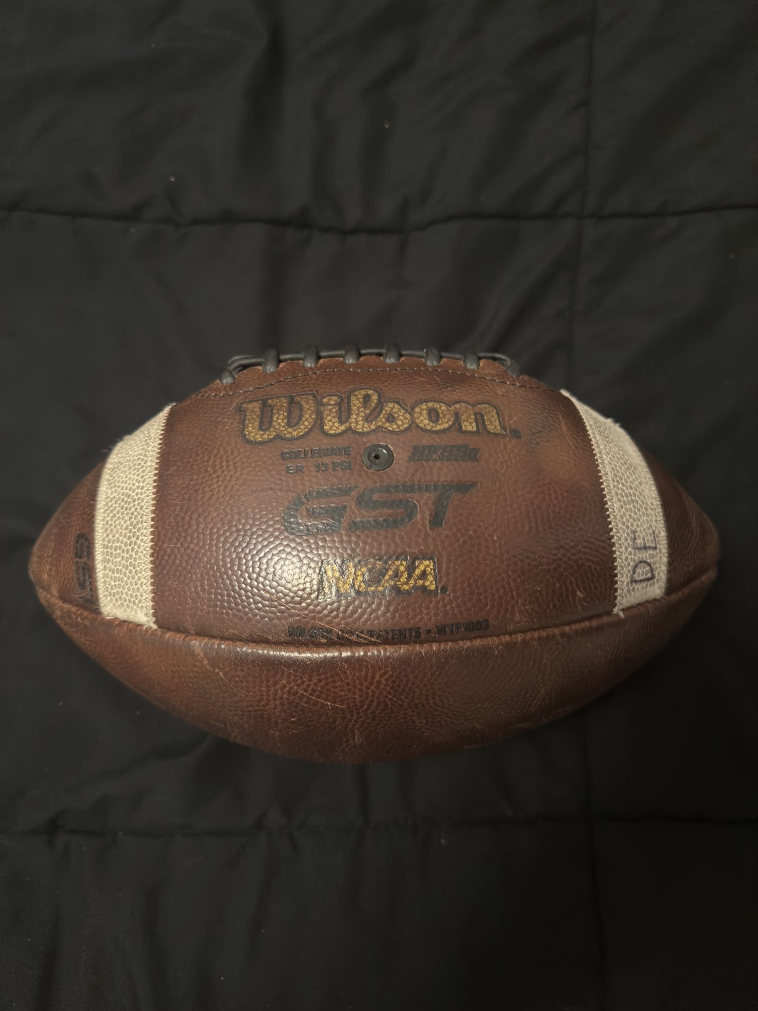 Wilson GST Leather Game Football
