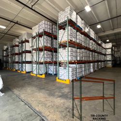 Pallet Racks Beams Uprights Wire Decks Delivery Install Forklift 