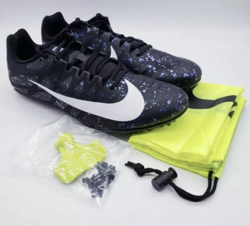Nike Zoom Rival S9 Men's Size 11 Black Sprint Track & Field Cleats 907564 003