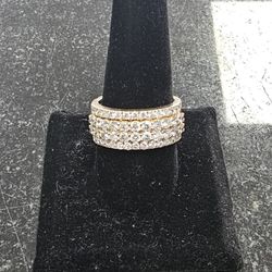 10kt YG Diamond Wedding Band. (C-5) SIZE 10. TDW: 2ct. ASK FOR RYAN. #4(contact info removed)-01