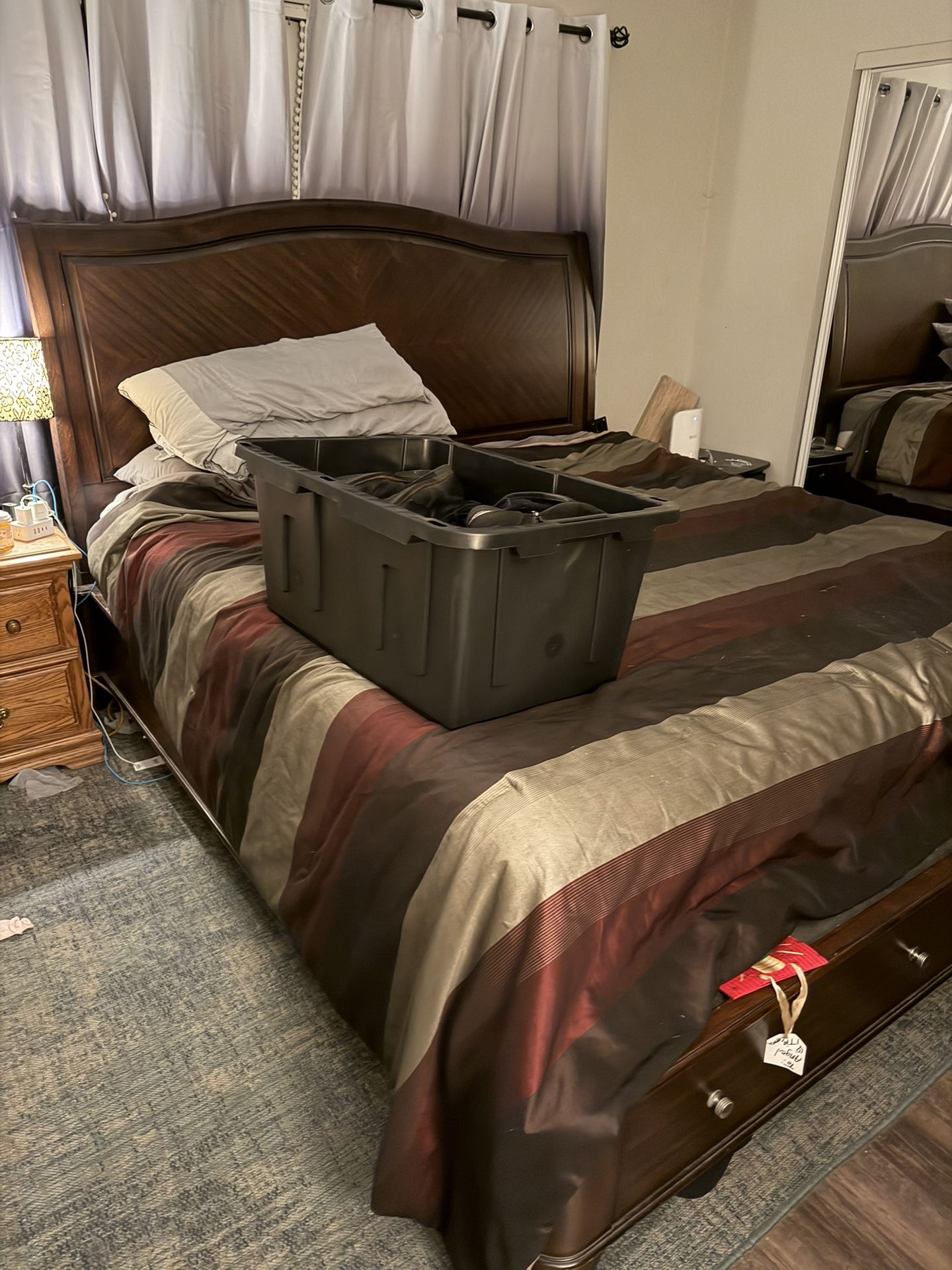 King bed, TV Stand, End Tables MUST GO NOW!!!!