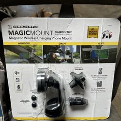 Scosche MagicMount Charge Elite Wireless Charging Magnetic Phone Mount