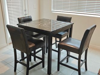 Counter height dining set